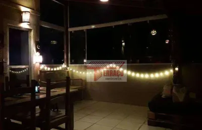 Cobertura com 3 dormitórios à venda, 85 m² por r$ 380.000,00 - parque são vicente - mauá/sp