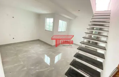 Cobertura com 3 dormitórios à venda por r$ 590.000,00 - vila pires - santo andré/sp