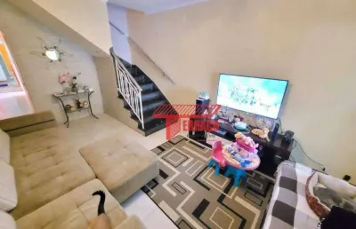 Sobrado à venda, 153 m² por r$ 605.000,00 - vila helena - santo andré/sp