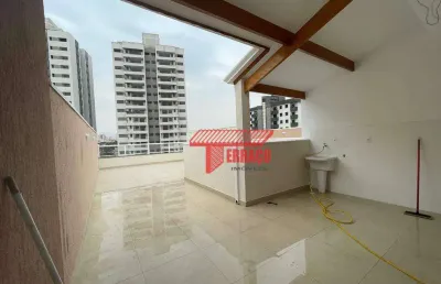 Cobertura com 2 dormitórios à venda, 53 m²  - vila gilda - santo andré/sp