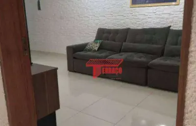 Sobrado com 3 dormitórios à venda, 172 m² - jardim do estádio - santo andré/sp