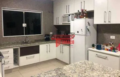 Sobrado com 3 dormitórios à venda, 190 m² por r$ 872.340,57 - vila tibiriçá - santo andré/sp