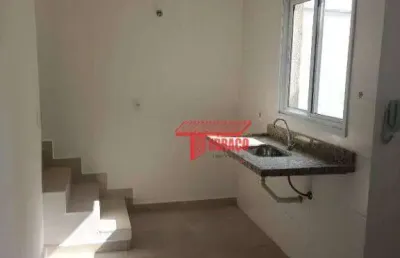 Cobertura com 2 dormitórios à venda, 39 m² por r$ 330.000,00 - parque joão ramalho - santo andré/sp