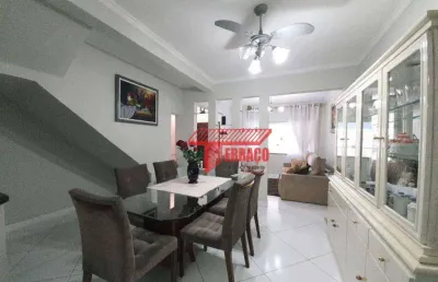 Sobrado com 4 dormitórios à venda, 246 m² - jardim cambuí - santo andré/sp