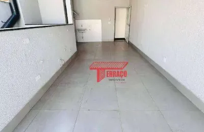 Cobertura com 2 dormitórios à venda, 50 m² - vila humaitá - santo andré/sp