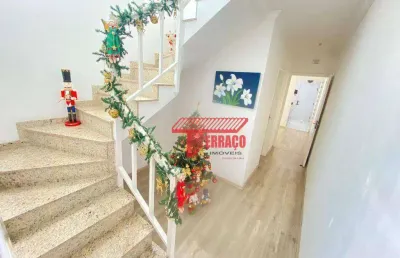 Sobrado com 3 dormitórios à venda, 174 m² por r$ 720.000,00 - jardim stella - santo andré/sp
