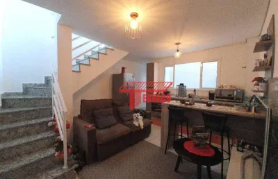 Cobertura com 2 dormitórios à venda, 116 m² por r$ 530.000,00 - vila pires - santo andré/sp