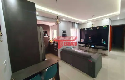 Cobertura com 2 dormitórios à venda, 50 m² por r$ 360.000,00 - vila vitória - santo andré/sp