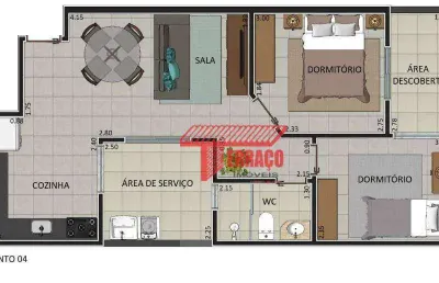 Apartamento com 2 dormitórios à venda, 60 m² por r$ 371.000 - vila linda - santo andré/sp