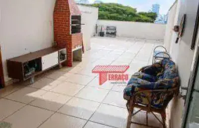 Cobertura com 2 dormitórios à venda, 55 m² por r$ 475.000,00 - vila assunção - santo andré/sp