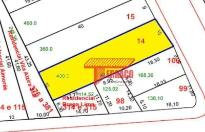 Terreno à venda, 400 m² por r$ 900.000,00 - vila helena - santo andré/sp