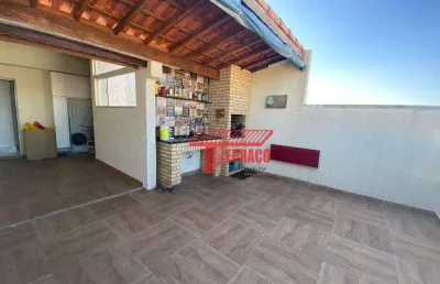 Cobertura com 2 dormitórios à venda, 40 m² por r$ 400.000,00 - vila vitória - santo andré/sp