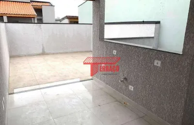 Cobertura á venda com 02 dormitórios e 02 vagas de garagem -vila pires, santo andré