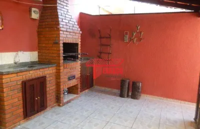 Casa assobradada com 3 dormitórios à venda, 136 m² - vila linda - santo andré/sp
