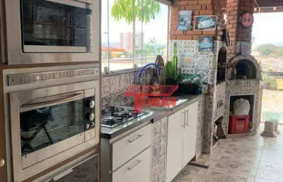 Cobertura com 2 dormitórios à venda, 48 m² por r$ 640.000,00 - vila américa - santo andré/sp
