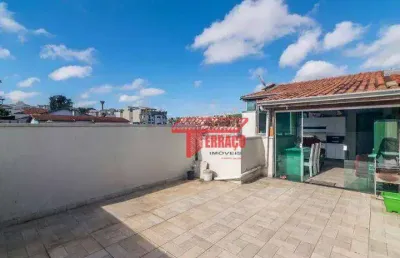 Cobertura com 2 dormitórios à venda, 60 m²  - vila pires - santo andré/sp