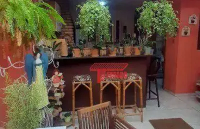 Sobrado com 2 dormitórios à venda, 131 m² - vila alzira - santo andré/sp