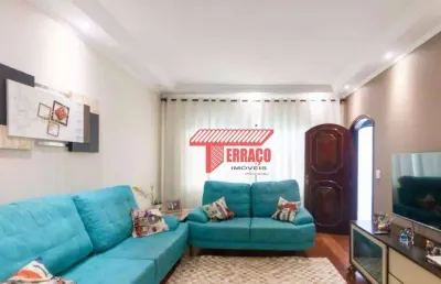 Sobrado com 3 dormitórios à venda, 240 m² - jardim las vegas - santo andré/sp