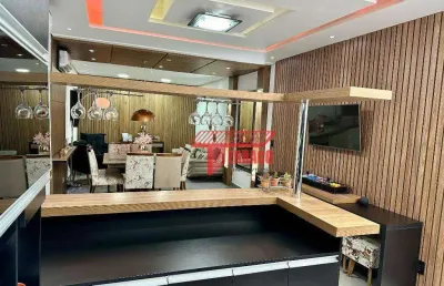 Sobrado em condomínio com 2 dormitórios à venda, 139 m² por r$ 860.000 - vila junqueira - santo andré/sp