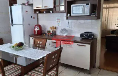 Sobrado com 2 dormitórios à venda, 145 m² - jardim do estádio - santo andré/sp