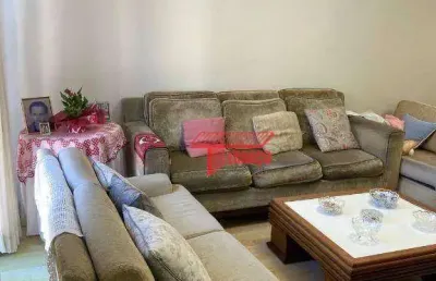 Apartamento com 3 dormitórios à venda, 105 m²  - centro - santo andré/sp