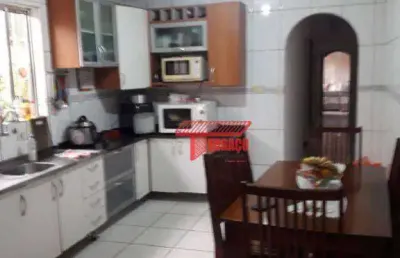 Casa com 3 dormitórios à venda, 187 m²  - vila helena - santo andré/sp