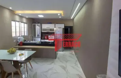 Casa com 3 dormitórios à venda, 194 m² - vila vitória - santo andré/sp