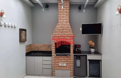 Sobrado com 3 dormitórios à venda, 110 m² por r$ 590.000,00 - jardim las vegas - santo andré/sp
