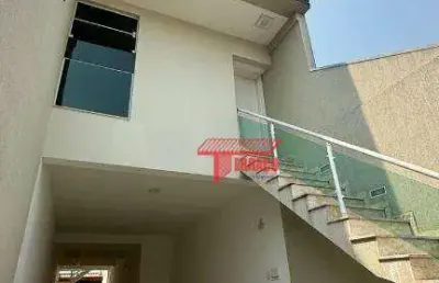 Sobrado com 3 dormitórios à venda, 181 m² por r$ 789.000,00 - vila camilópolis - santo andré/sp