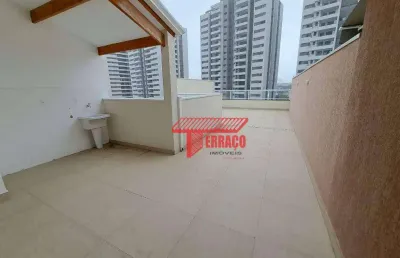 Cobertura com 2 dormitórios para alugar, 52 m² por r$ 3.541,00/mês - vila gilda - santo andré/sp