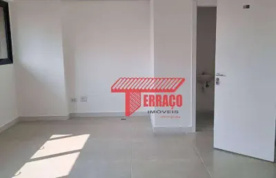 Sala, 33 m² - venda por r$ 320.000,00 ou aluguel por r$ 3.692,00/mês - vila assunção - santo andré/sp