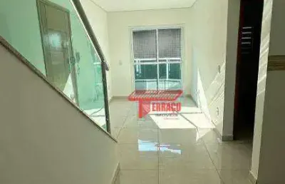 Cobertura com 2 dormitórios à venda, 54 m² por r$ 535.000 - casa branca - santo andré/sp
