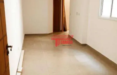 Apartamento com 2 dormitórios para alugar, 49 m²  - vila pires - santo andré/sp