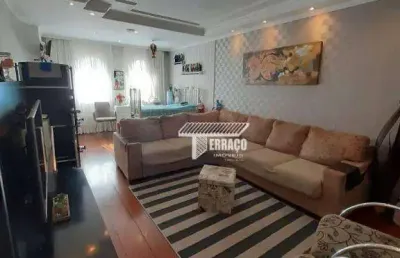 Sobrado com 3 dormitórios à venda, 150 m² por r$ 895.000 - vila pires - santo andré/sp