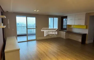 Apartamento com 3 dormitórios à venda, 115 m² - vila valparaíso - santo andré/sp