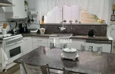 Sobrado com 4 dormitórios à venda, 123 m² - santa maria - santo andré/sp