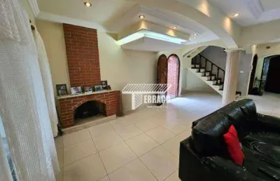 Sobrado com 4 dormitórios à venda, 298 m² por r$ 1.300.000,00 - vila scarpelli - santo andré/sp
