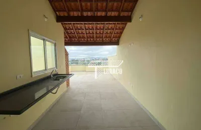 Cobertura com 2 dormitórios à venda, 110 m² por r$ 420.000 - vila helena - santo andré/sp
