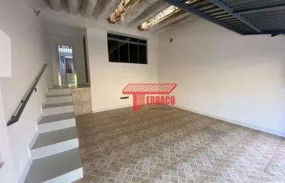 Sobrado com 2 dormitórios para alugar, 205 m²  - jardim silvana - santo andré/sp