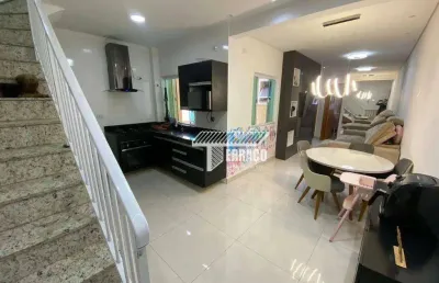 Cobertura com 2 dormitórios à venda, 55 m² - utinga - santo andré/sp
