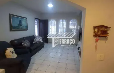 Sobrado à venda, 201 m² por r$ 690.000,00 - vila scarpelli - santo andré/sp