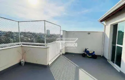 Cobertura com 3 dormitórios à venda, 50 m² por r$ 410.000,00 - vila tibiriçá - santo andré/sp