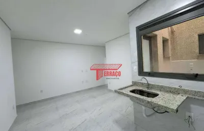 Apartamento com 2 dormitórios, 40 m² - venda ou aluguel  - jardim do estádio - santo andré/sp