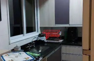 Cobertura com 2 dormitórios à venda, 47 m²  - jardim santo andré - santo andré/sp