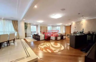 Apartamento com 4 dormitórios à venda, 385 m² por r$ 4.500.000,00 - jardim - santo andré/sp