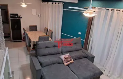Sobrado com 3 dormitórios à venda, 164 m² por r$ 720.000,00 - vila linda - santo andré/sp