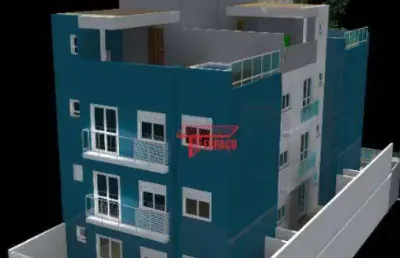 Apartamento com 2 dormitórios à venda, 44 m² por r$ 425.000,00 - paraíso - santo andré/sp