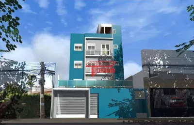 Apartamento garden com 2 dormitórios à venda, 44 m² por r$ 475.000,00 - paraíso - santo andré/sp