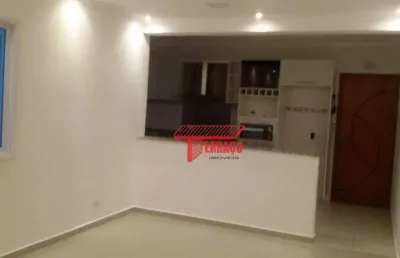 Apartamento com 2 dormitórios para alugar, 90 m² por r$ 2.725,00/mês - paraíso - santo andré/sp