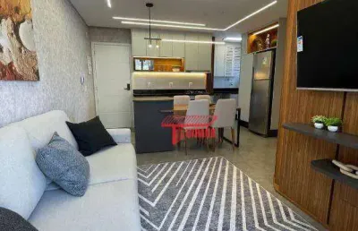 Apartamento com 2 dormitórios à venda, 56 m² por r$ 710.000,00 - jardim do mar - são bernardo do campo/sp